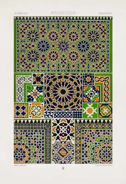 Moresque pattern from L'Ornement Polychrome