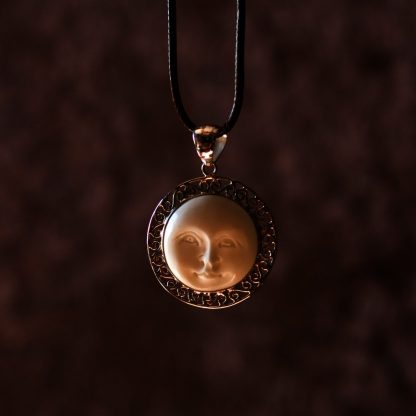 Artisan Sterling Silver Cameo with filigree