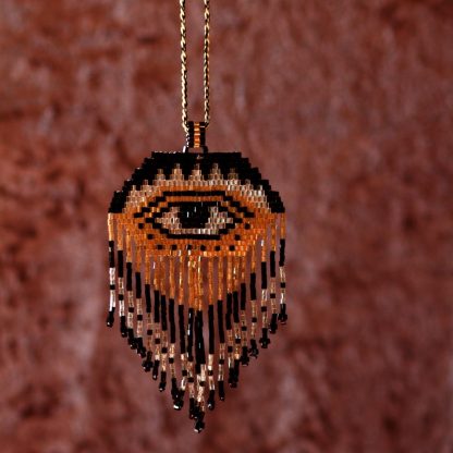 Bead Eye Necklace Pendant