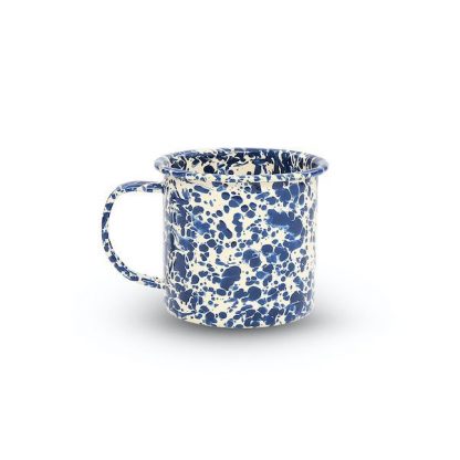 Navy Blue Splatter Mug