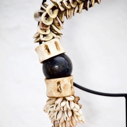 Papuan Seashell and Bone Necklace