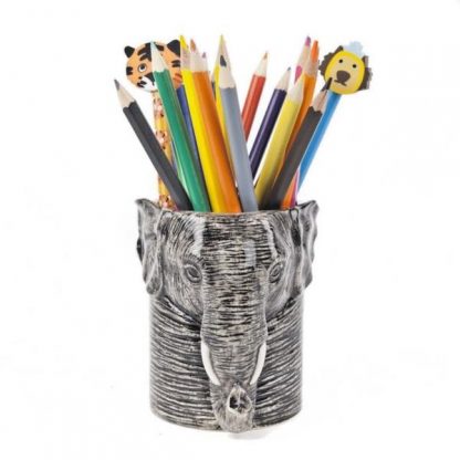 Groovy Ceramic Elephant Pencil Pot