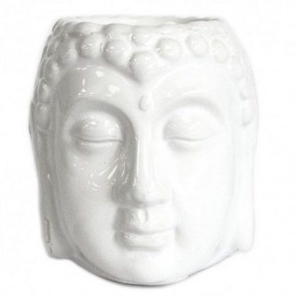 Stoneware Buddha Head Oil Burner