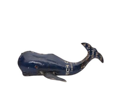 Recycled Metal Blue Whale