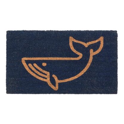 Coco Fibre Whale Doormat