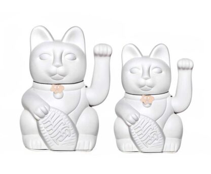 Maneki-neko Japanese Lucky Cat White 1